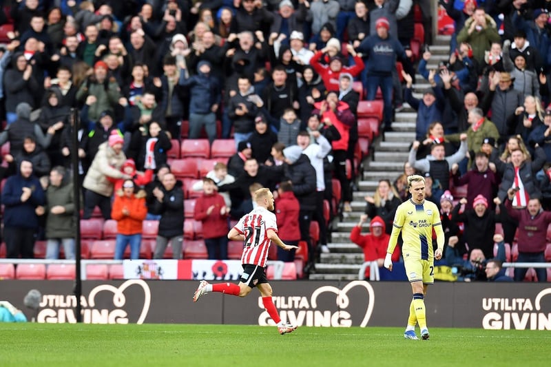 An outstanding display from Sunderland’s wizard. A constant thorn in Preston’s side as he drifted into dangerous areas from the right wing, and scored a quite brilliant goal to get his side ahead. Quieter in the second half from an attacking perspective but his disciple and pressing was crucial. 9