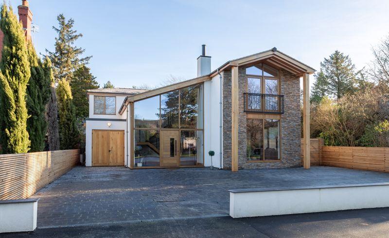 The contemporary house has been built around an original 1970s' design.