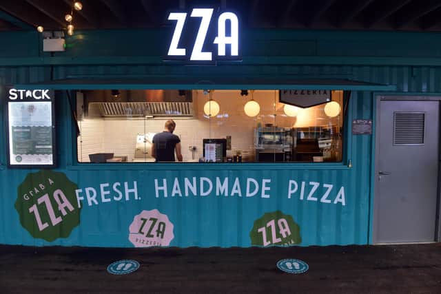 ZZA Pizzeria is supplying food for the competition.