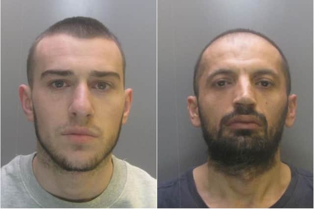 Eliot Muhometaj (left) and Nestor Metaliaj (right) were sentenced at Durham Crown Court on Tuesday, June 16.