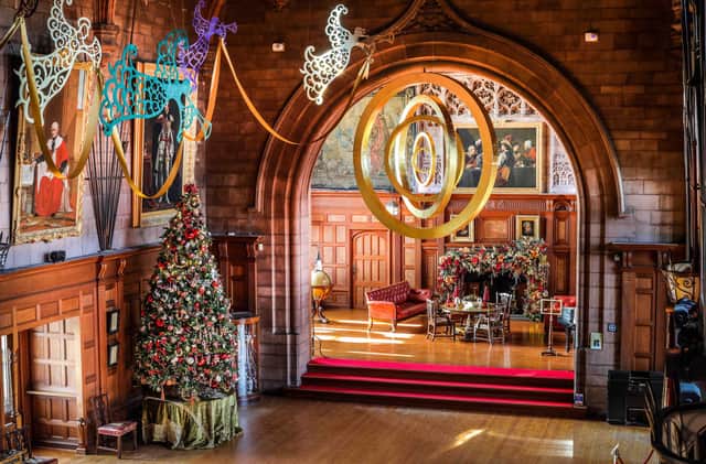 The Twelve Days of Christmas at Bamburgh Castle. Photograph: Stuart Boulton