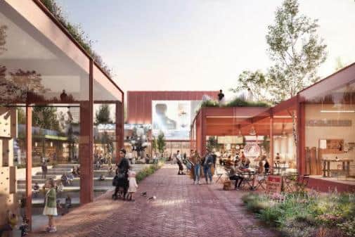 Stunning plans for an £80million transformation of the former Crowtree Leisure Centre site have been unveiled