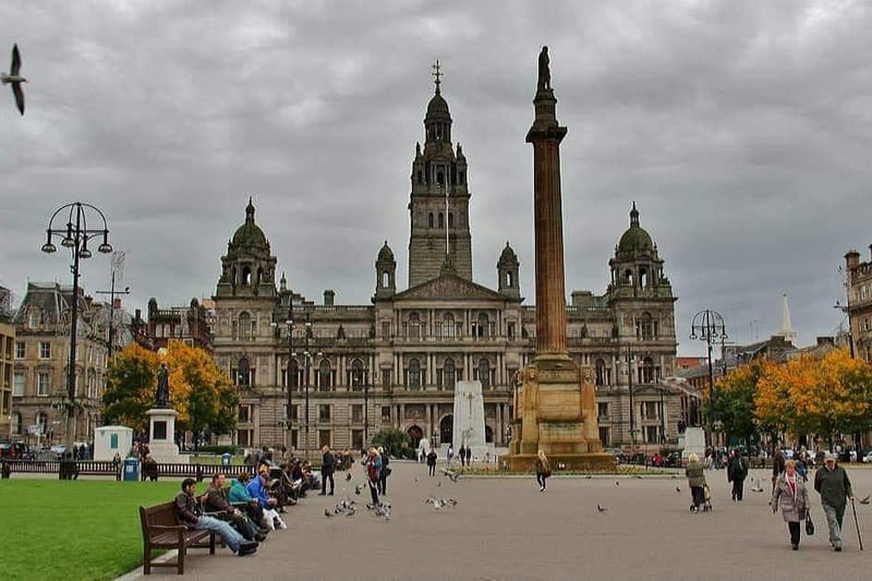 David Harkins captured this image of George Square, in Glasgow.