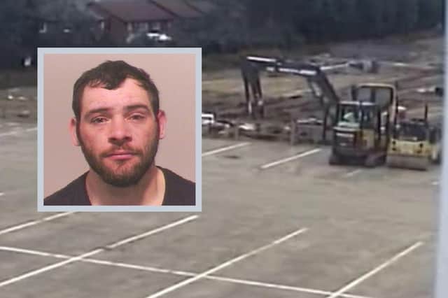 John Hall tried to blame the digger theft on a 'doppelganger'