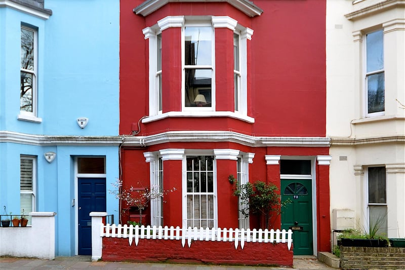 An energetic and passionate colour, red houses certainly are a statement. They often signify an element of power, mixed with an appreciation for tradition. And it will likely picture the residents as full of character and emotion.