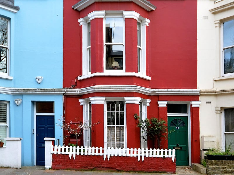 An energetic and passionate colour, red houses certainly are a statement. They often signify an element of power, mixed with an appreciation for tradition. And it will likely picture the residents as full of character and emotion.