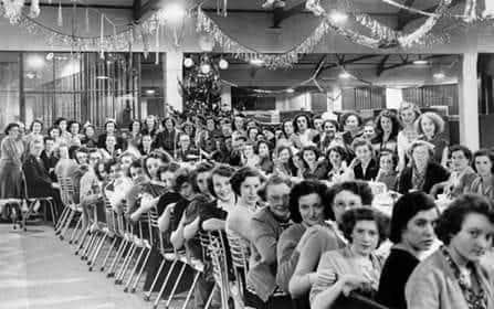 Hendon Paper Mill Christmas party in the 1950s. Archive pictures are from Sunderland Antiquarian Society, Beamish Museum archive and Rob's Shepherd's book Grangetown History, Vols. 1–3