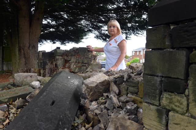 Linda Cross has been contacting Sunderland City Council for more than 12 months over the upkeep of the cemetery.