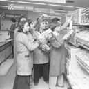 Staff were pictured stocking the shelves for the opening of the new Hintons in Fulwell in 1978 - and we have been talking all about your first jobs.