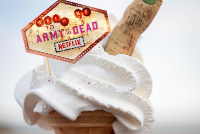 People can win a free ice cream - severed finger not included