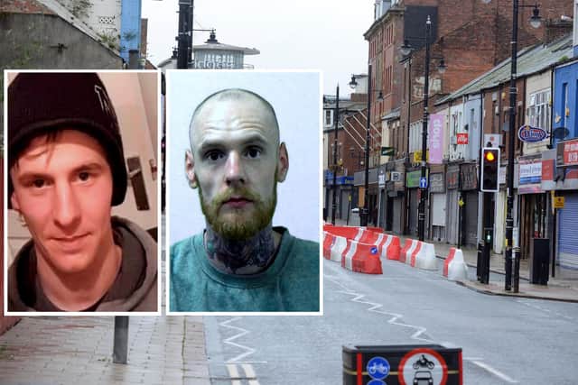 Dominic Robson, 26, of Birchwood, South Hylton, Sunderland (inset right) admitted manslaughter after his brother, Jordan Bell, (inset left) died following a punch to the head