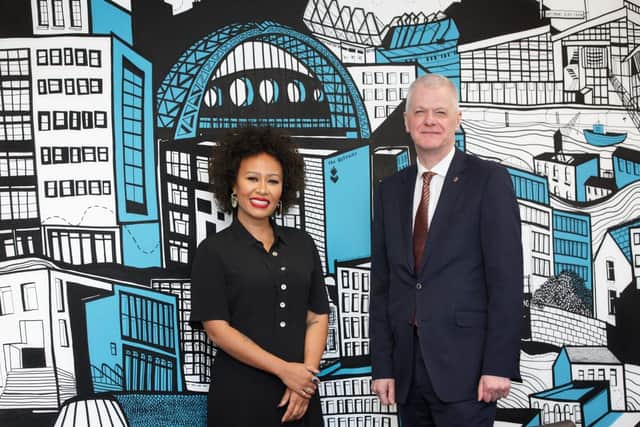 Chancellor Emeli Sande returning to the University of Sunderland and officially opening the University’s School of Medicine with Sir David Bell, Vice-Chancellor and Chief Executive of the University of Sunderland.