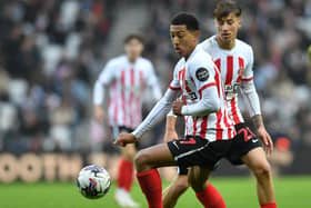Jobe Bellingham and Jack Clarke playing for Sunderland. Picture by FRANK REID
