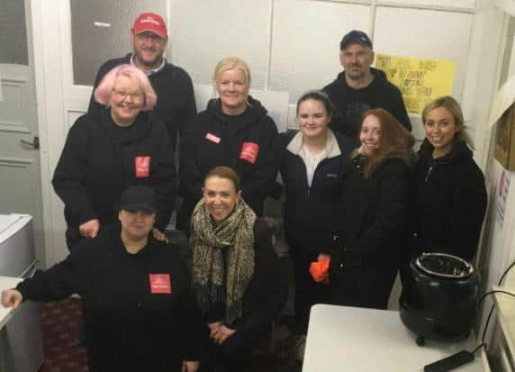 The Sunderland Community Soup Kitchen project is staffed by volunteers.
