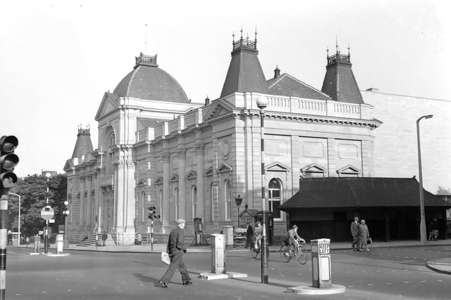 Gleaming in the 1950s sunshine. That's the Central Library, Museum and Art Gallery in Borough Road.