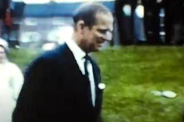 Prince Philip in Sunderland in 1973. Courtesy of Bob Wingate.