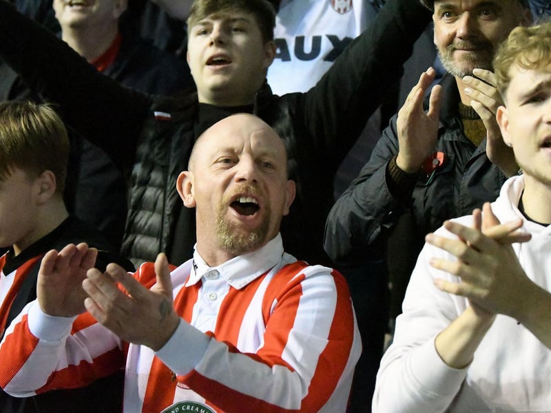 Passionate Sunderland fans cheer the Black Cats on away from home at Birmingham City.