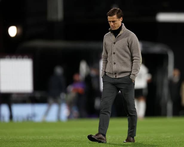 Former Newcastle United midfielder Scott Parker is the current manager of Fulham. (Photo by Clive Rose/Getty Images)