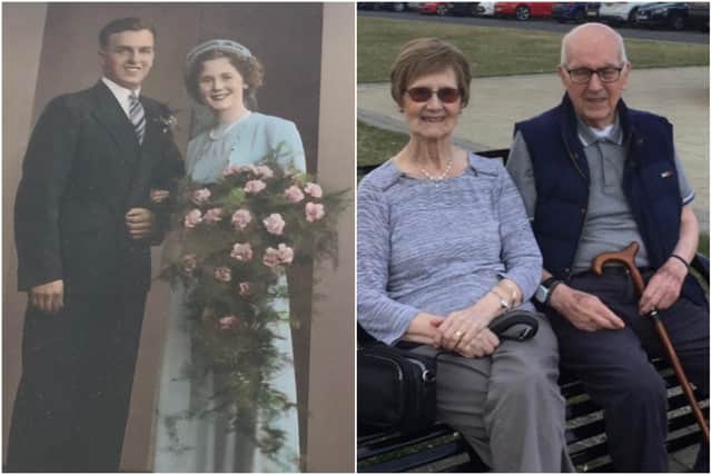 Pat and Ed Collins have celebrated 70 years of marriage.