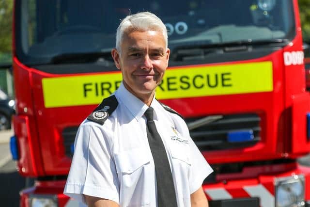 Chief Fire Officer Stuart Errington, County Durham and Darlington Fire and Rescue Service