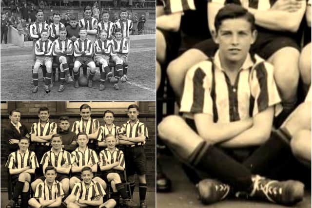 The Sunderland schoolboys who were national champions in 1933.