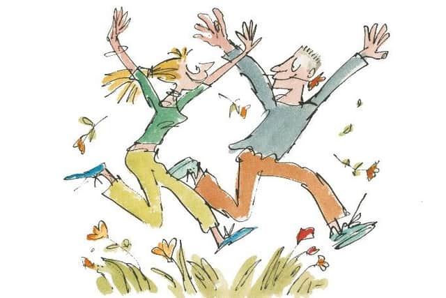 One of the illustrations used in the Drawn to Water autumn trail.