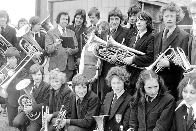 The Broadway School Band in 1974. Did you play an instrument at school, and reckon you've still got the skills? Photo: Bill Hawkins.