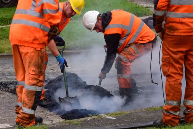 Images of highways works. Credit: Sunderland City Council