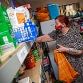 Laura Robinson, who volunteers at East Durham Trust which has appealed for more donations to its food bank. Picture by Tom Banks
