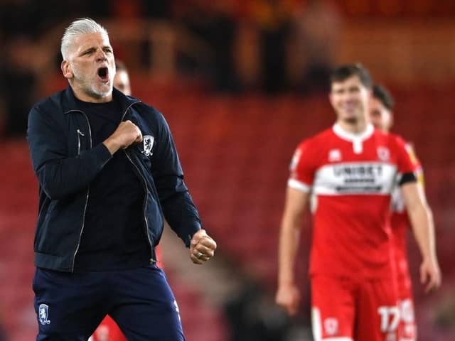 Middlesbrough interim manager Leo Percovich. (Photo by Stu Forster/Getty Images)