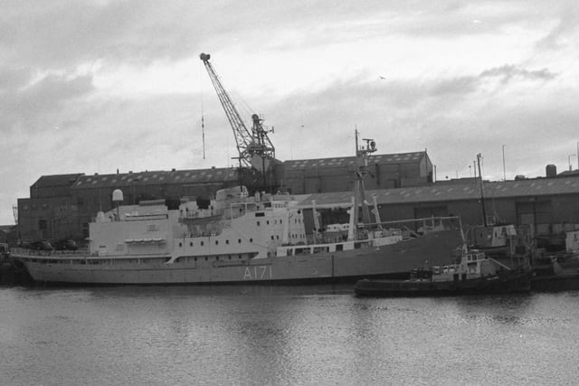 HMS Endurance was pictured at Corporation Quay in this November 1982 photo.
