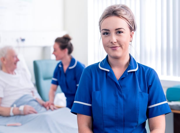 Nursing and care jobs on offer.