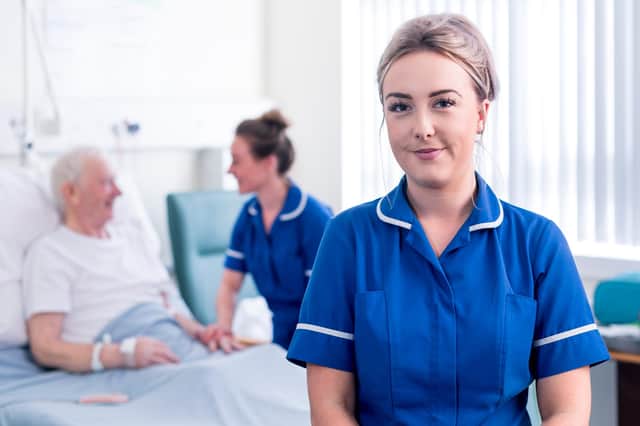 Nursing and care jobs on offer.