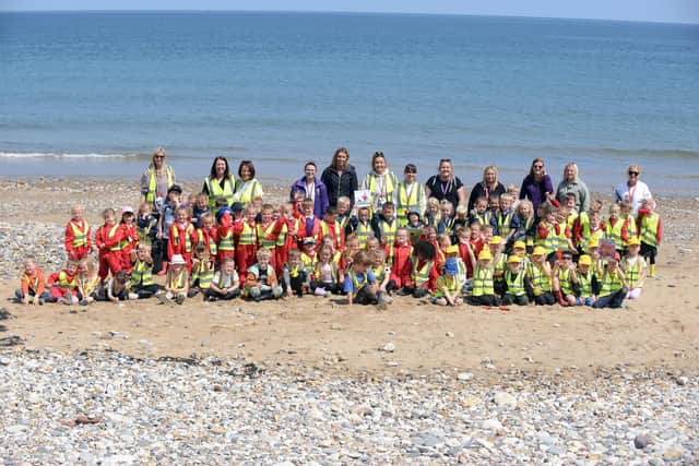 Children from five Sunderland primary schools taking part in the Coast School initiative.