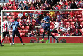 Elliot Embleton beats David Stockdale for Sunderland's second goal