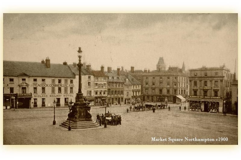 The Peacock Hotel (on the left) was situated next to the Post Horn pub, which neighboured the Lord Palmerston and the Three Tuns. On the right sits Waterloo House, formerly Cooks Arms.