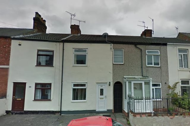 This two bedroom terrace was sold for £55,000 in May 2020.
