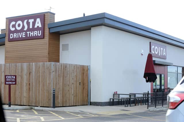 The Pallion Retail Park Costa Coffee outlet
