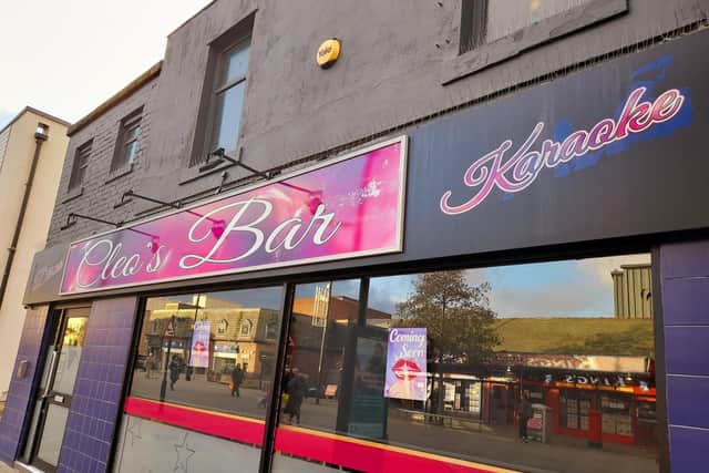 Coming soon. Cleo's Bar in Park Lane with disco and karaoke.