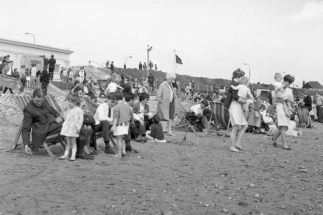 A 1960s day on the beach at Seaburn - something for the whole family to enjoy!