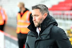 Sunderland head coach Lee Johnson.