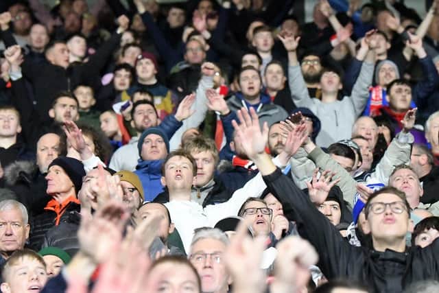 Sunderland fans at Huddersfield. Picture by FRANK REID