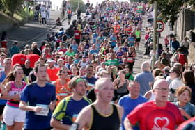 An estimated 60,000 runners were part of the 41st Great North Run on September 11 - can you spot any familiar faces? Picture: PA.