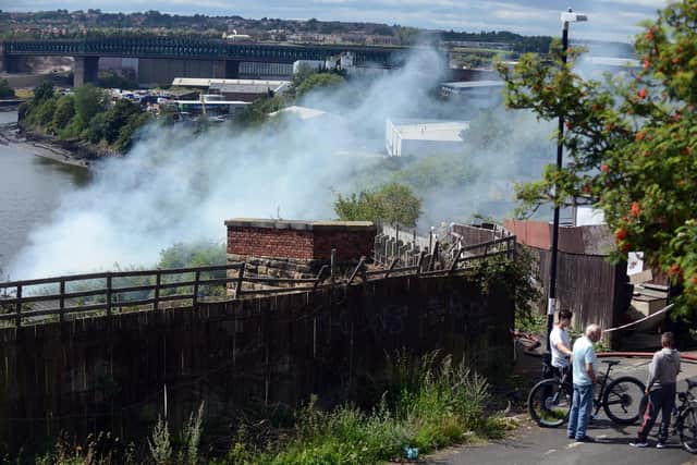 Fire crews were called to the scene on Keir Hardy Way at around 12.05pm on Friday, August 7.