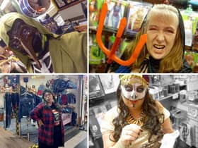 Traders get decked out for the spooky season.