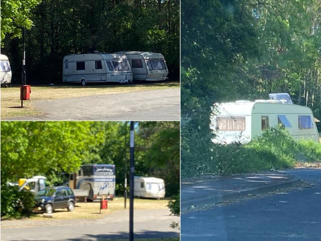 The council have issued advice over traveller camp in Fatfield.