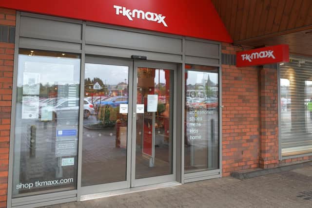 Generic picture of a TK Maxx store entry.