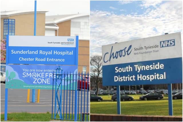 The warning has been issued by South Tyneside and Sunderland NHS Foundation Trust bosses.
