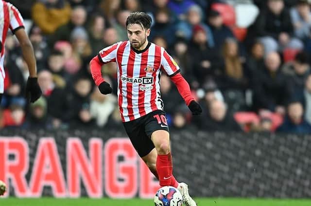 Patrick Roberts playing for Sunderland