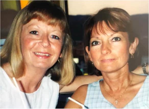 Lynne Brown (left) is taking on a sky dive on Sunday in memory of her sister in law Jean Brown.